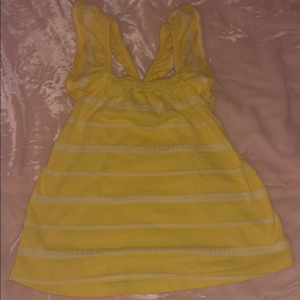 Striped okie dokie toddler tank top. Size 3T